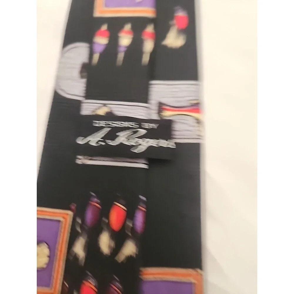 Fun Vintage Fishing Theme Tie